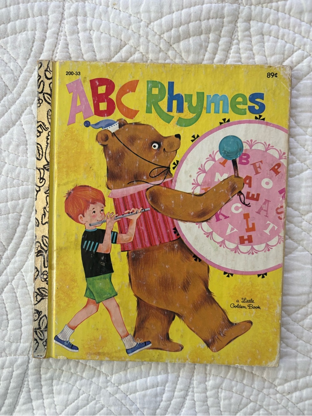 Vintage Little Golden Books ABC Rhymes 1981